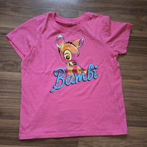 Disney Vibrant Pink Bambi Tshirt